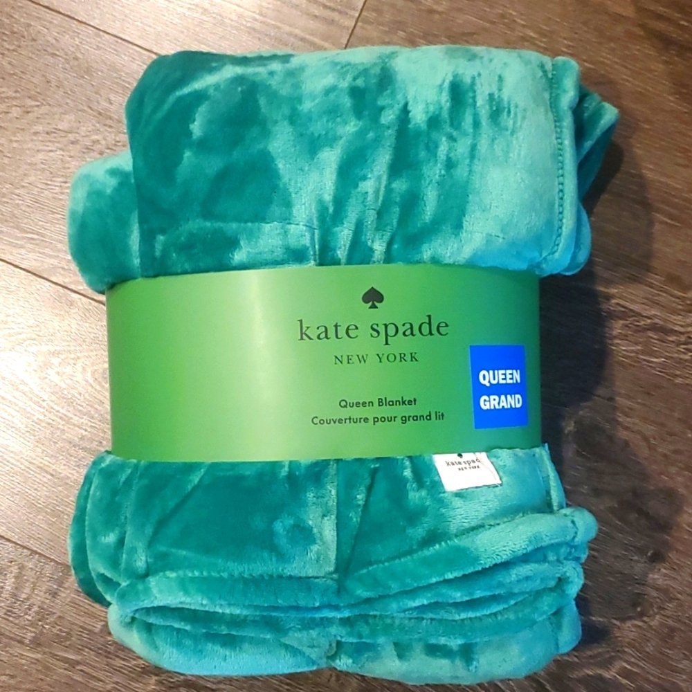 ♠️💚 Kate Spade Queen Blanket - Brand New with Tags